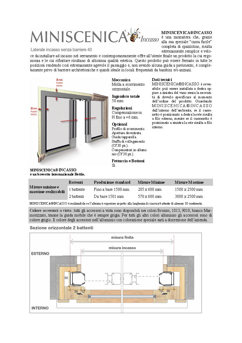 Miniscenica incasso